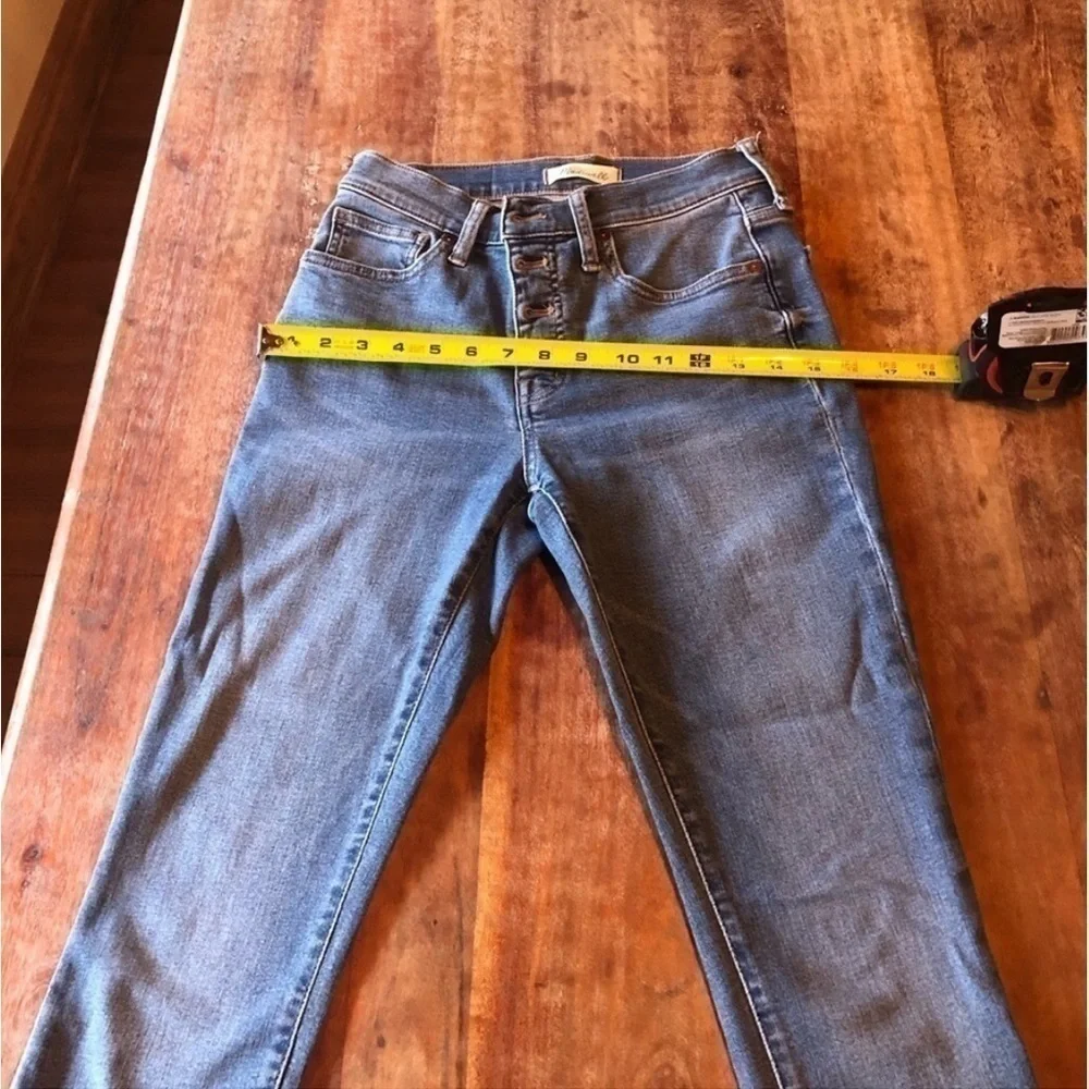 Madewell 9” Mid-Rise Skinny Crop Blue Jeans